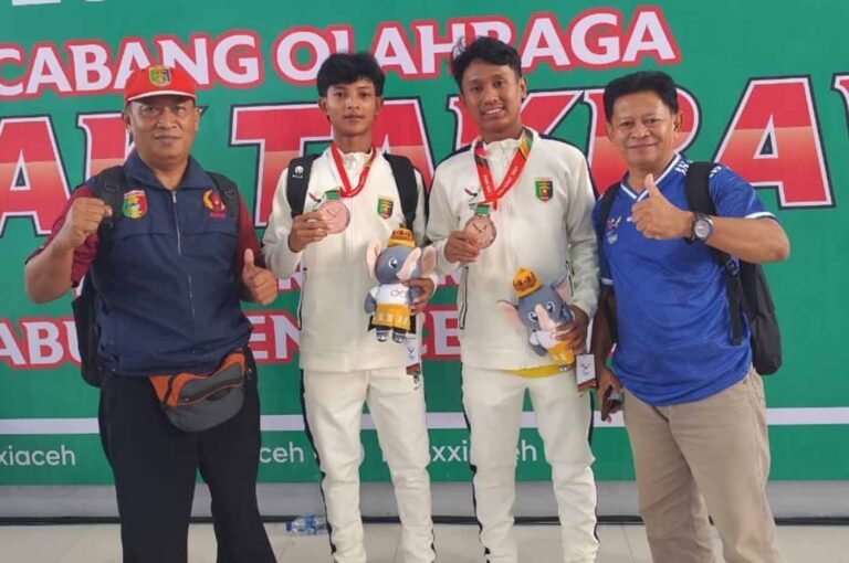 Atlet Sepak Takraw Tanggamus Raih Medali Perunggu di PON XXI Aceh-Sumut